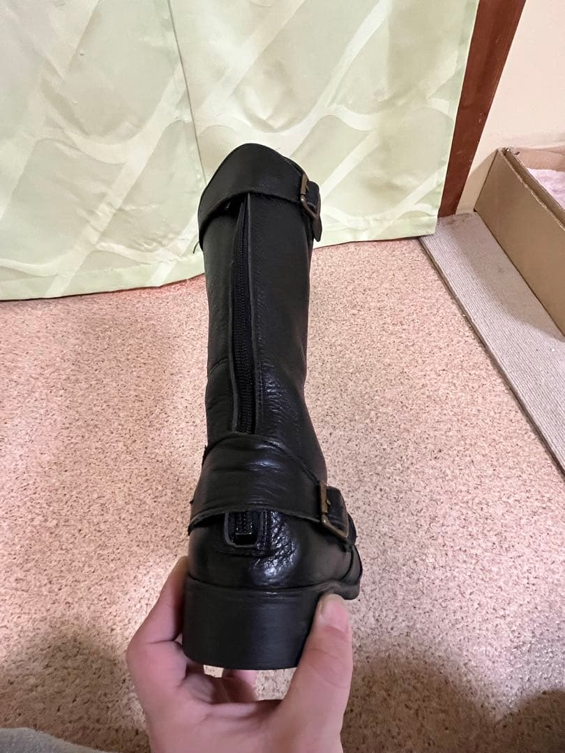 メーカー不明 ライディングブーツ 特攻ブーツ　26.5 本革