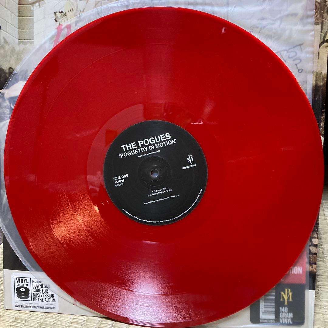 激レア The Pogues Poguetry in Motion 限定赤色盤