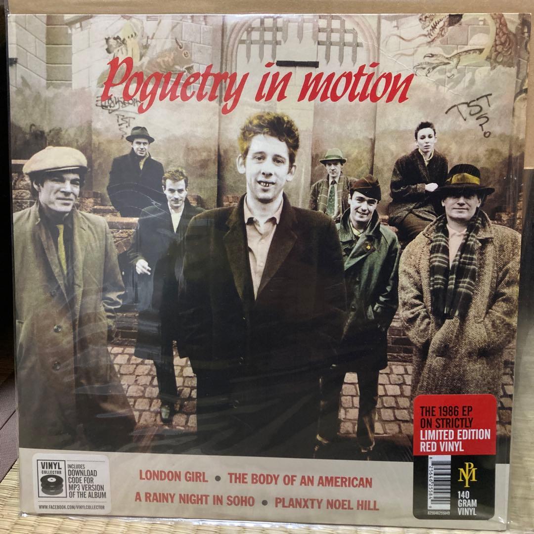 激レア The Pogues Poguetry in Motion 限定赤色盤