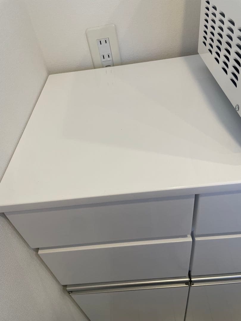 ISSEIKI キッチンカウンター ダストボックス3つ付き