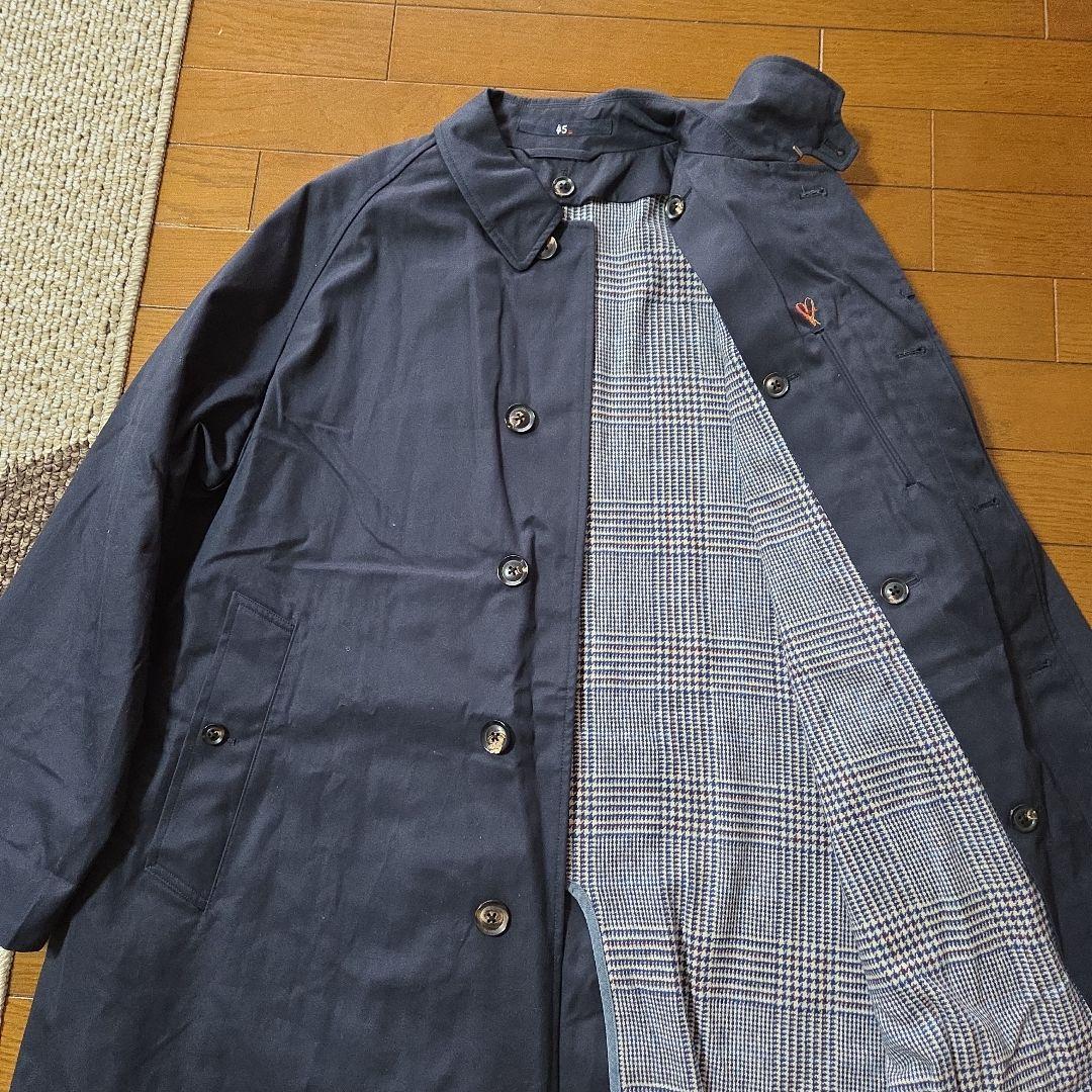 45rpm 　ロングコート スプリングコート　ステンカラーコート