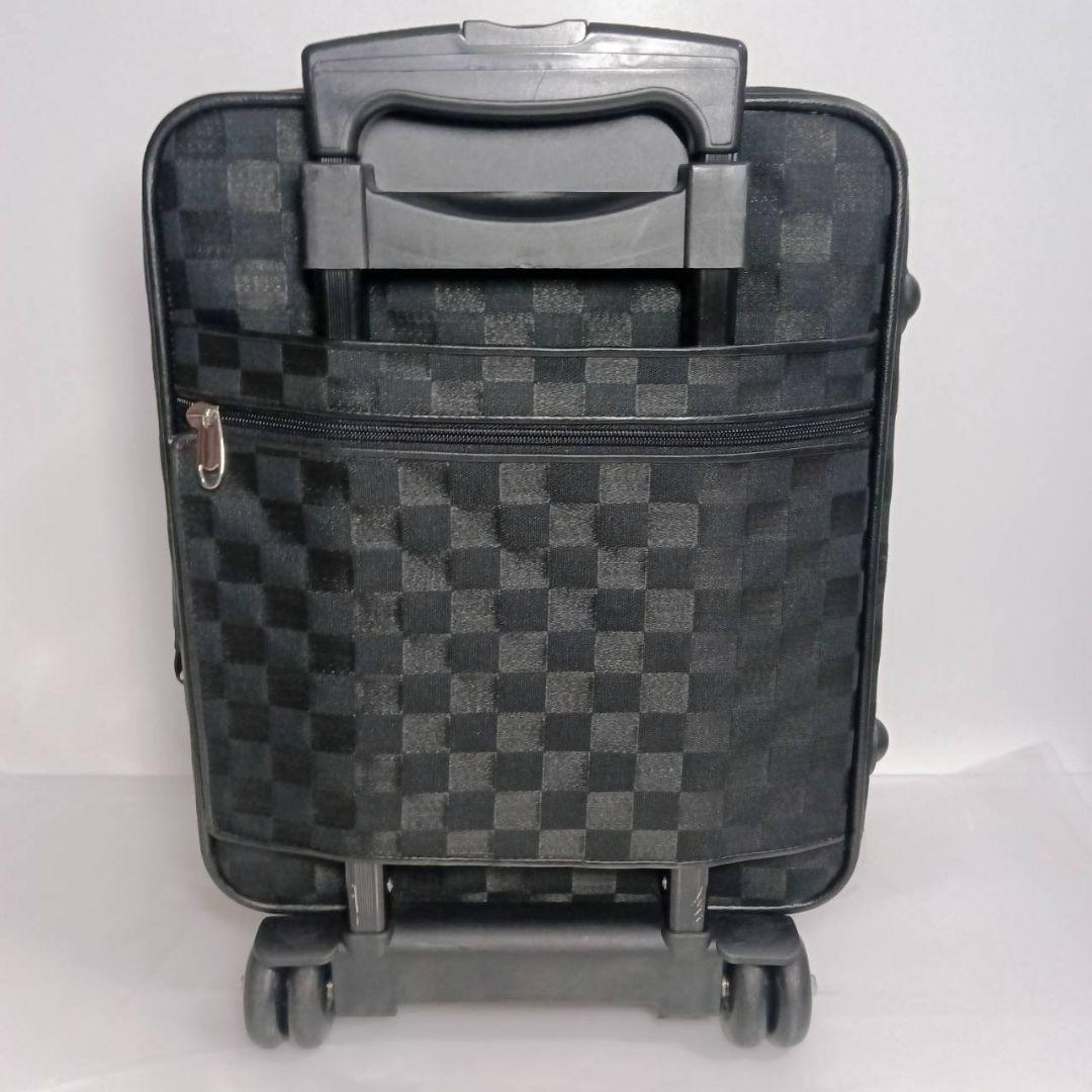 オーストリッチ キャリーバッグ キャリーケース トラベルバッグ 本革 ブラック