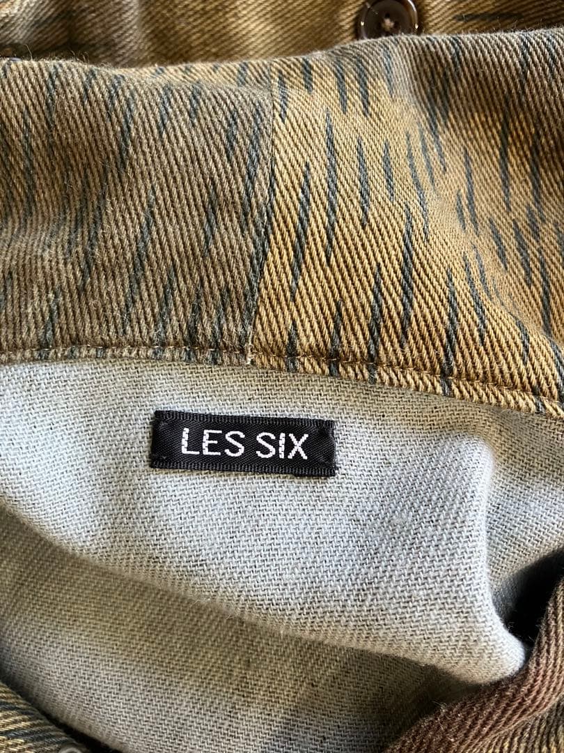 25ss les six レシス レイン カモ パーカー ジャケット