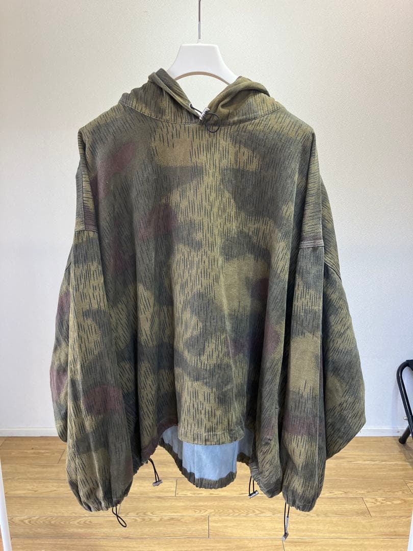 25ss les six レシス レイン カモ パーカー ジャケット