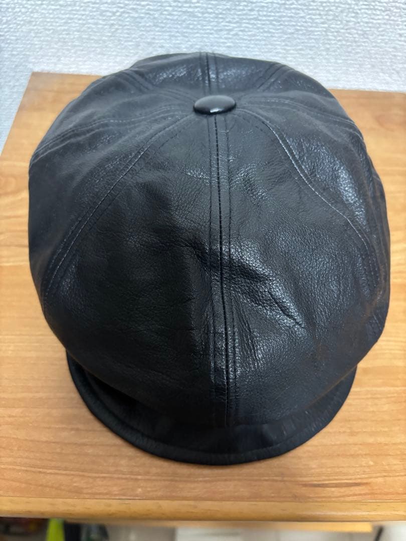 gangsterville レザーキャスケット