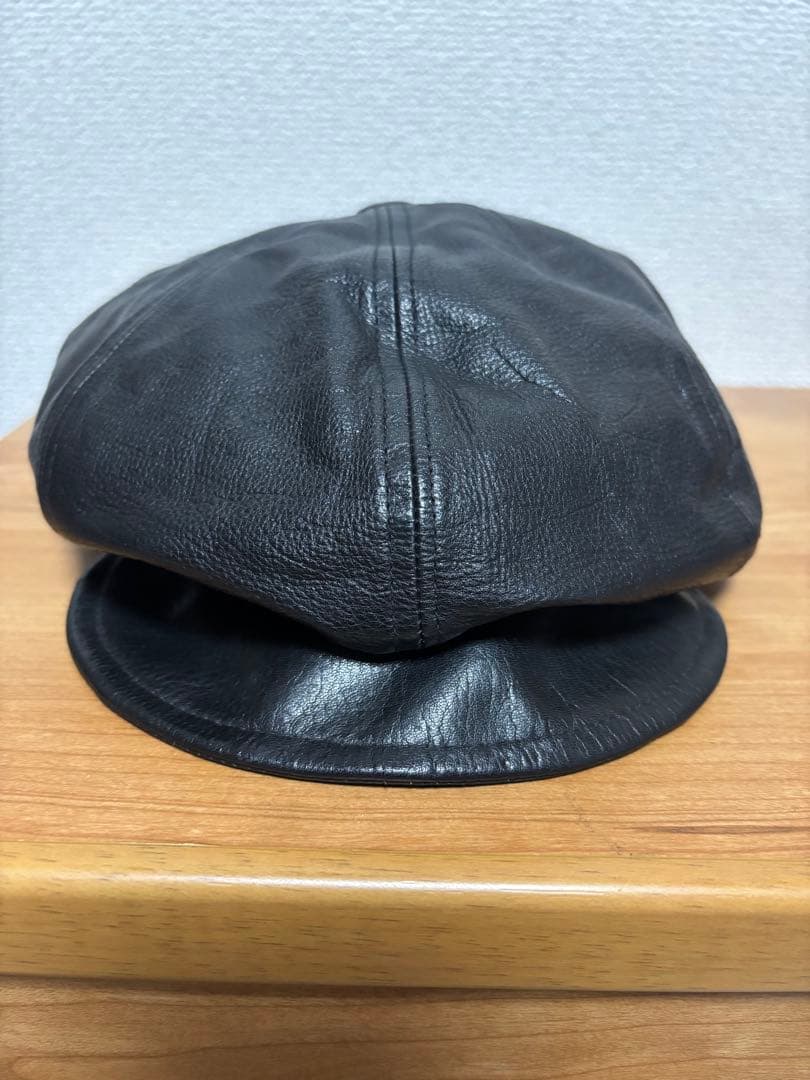 gangsterville レザーキャスケット