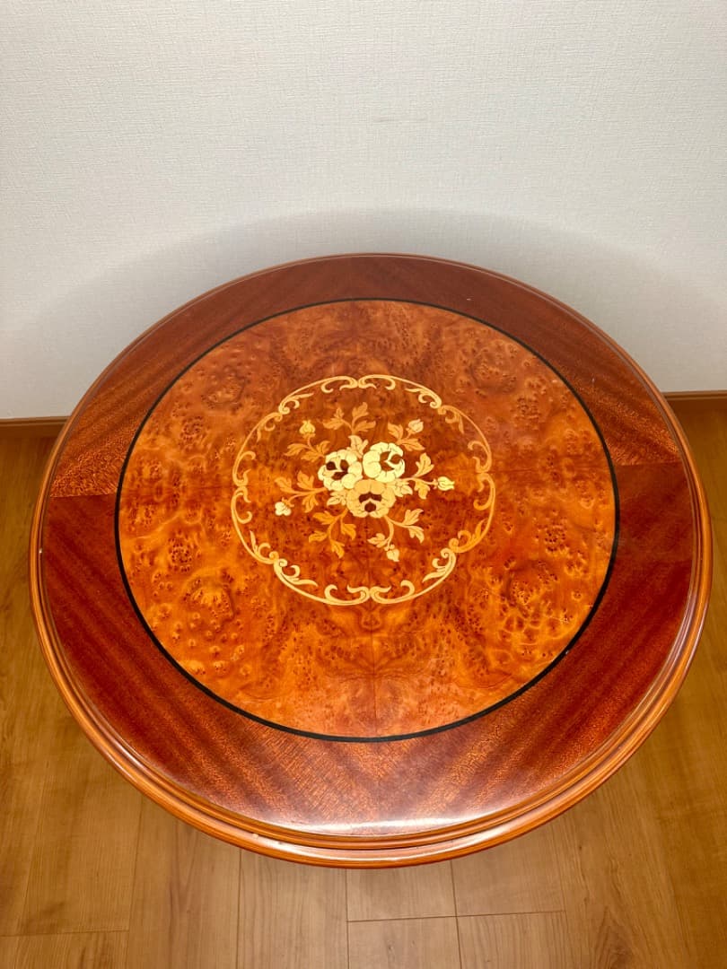 イタリア製 象嵌 カフェテーブル