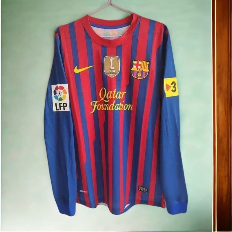 11-12 バルセロナ メッシ 10 長袖 シャツ