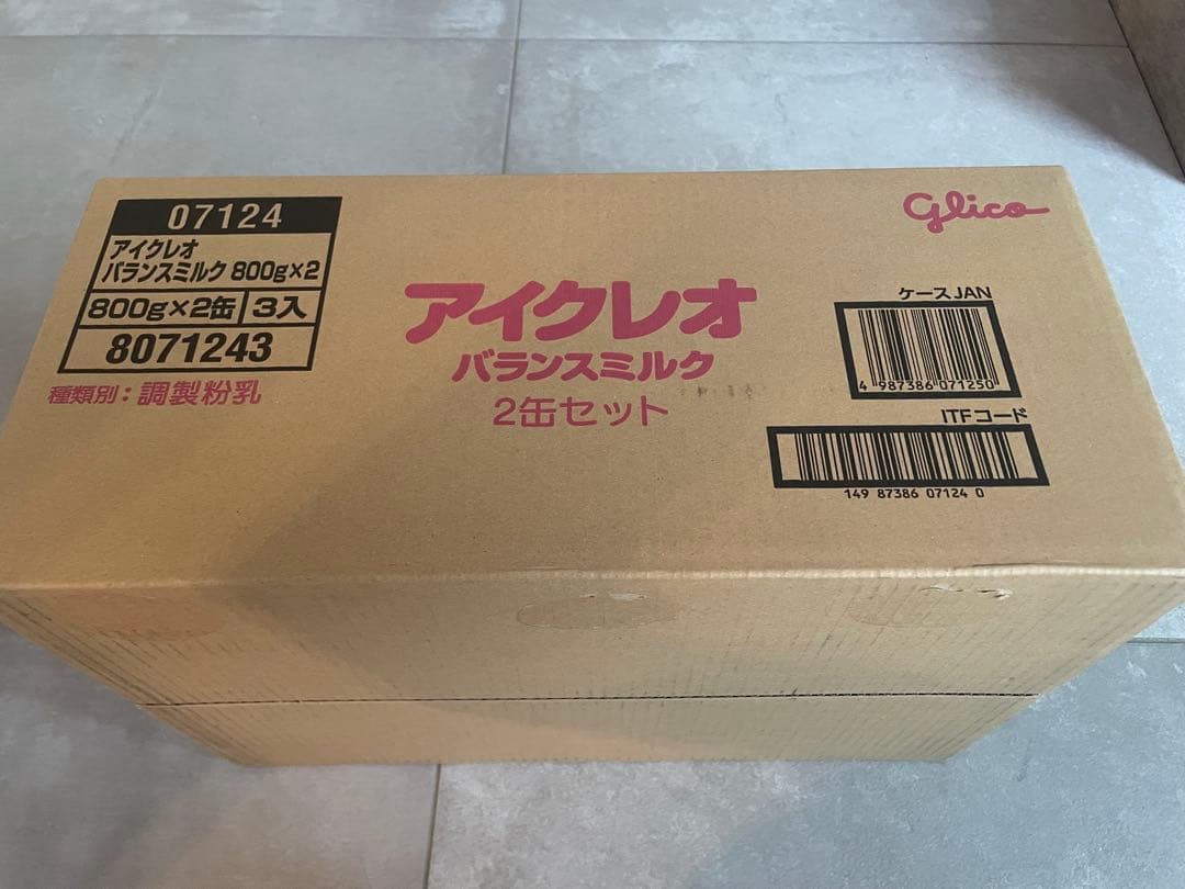 アイクレオ　バランスミルク　800g 6缶