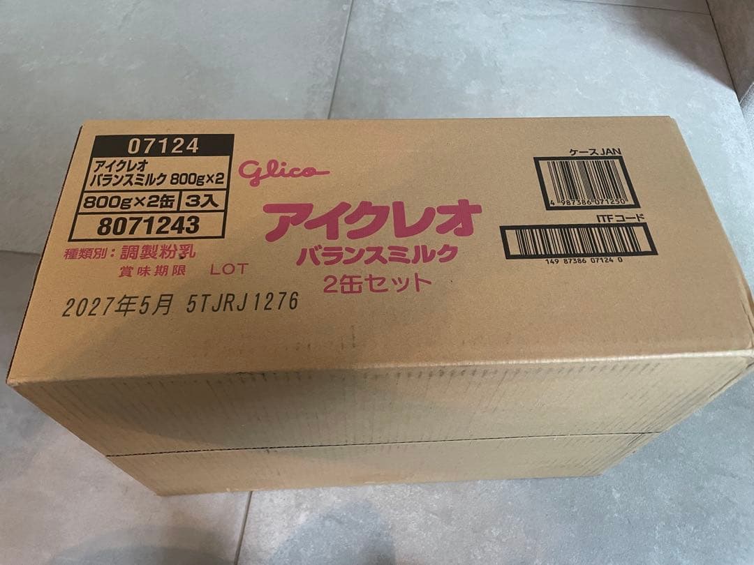 アイクレオ　バランスミルク　800g 6缶