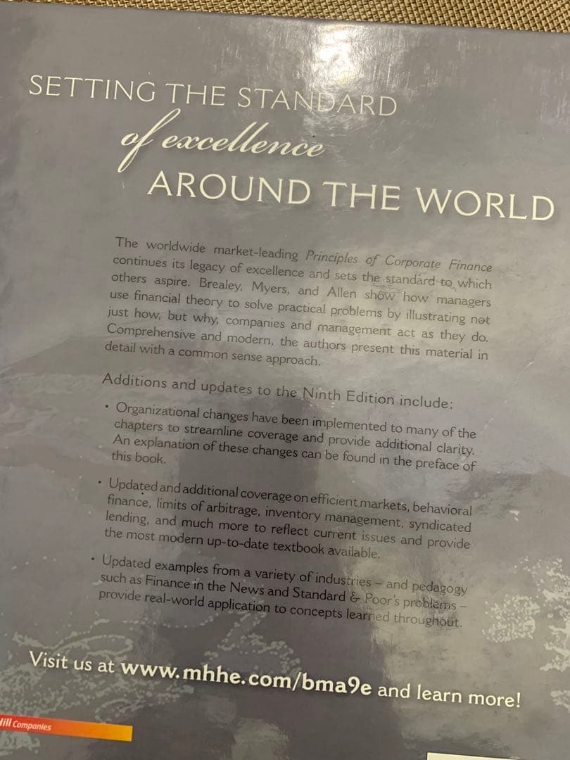 洋書 Principles of Corporate Finance