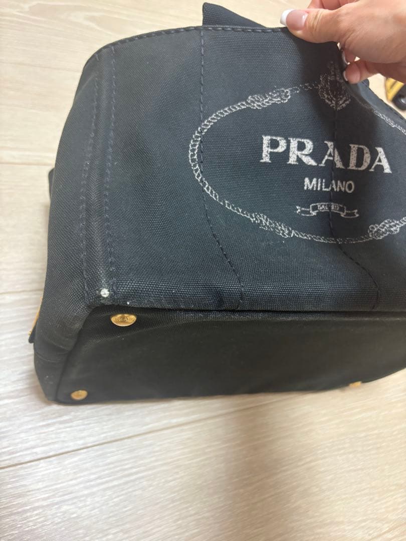 PRADA カナパ　ブラック トートバッグ