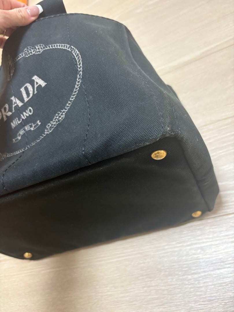 PRADA カナパ　ブラック トートバッグ