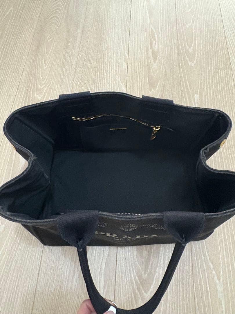 PRADA カナパ　ブラック トートバッグ