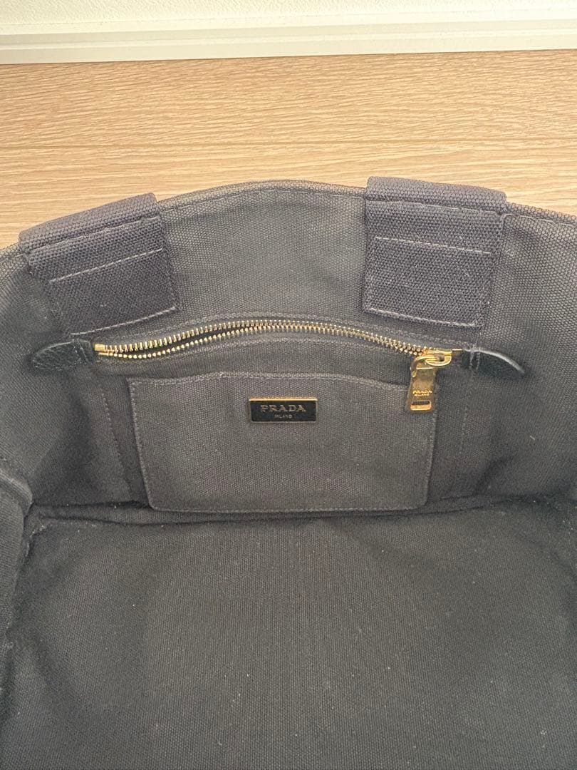 PRADA カナパ　ブラック トートバッグ