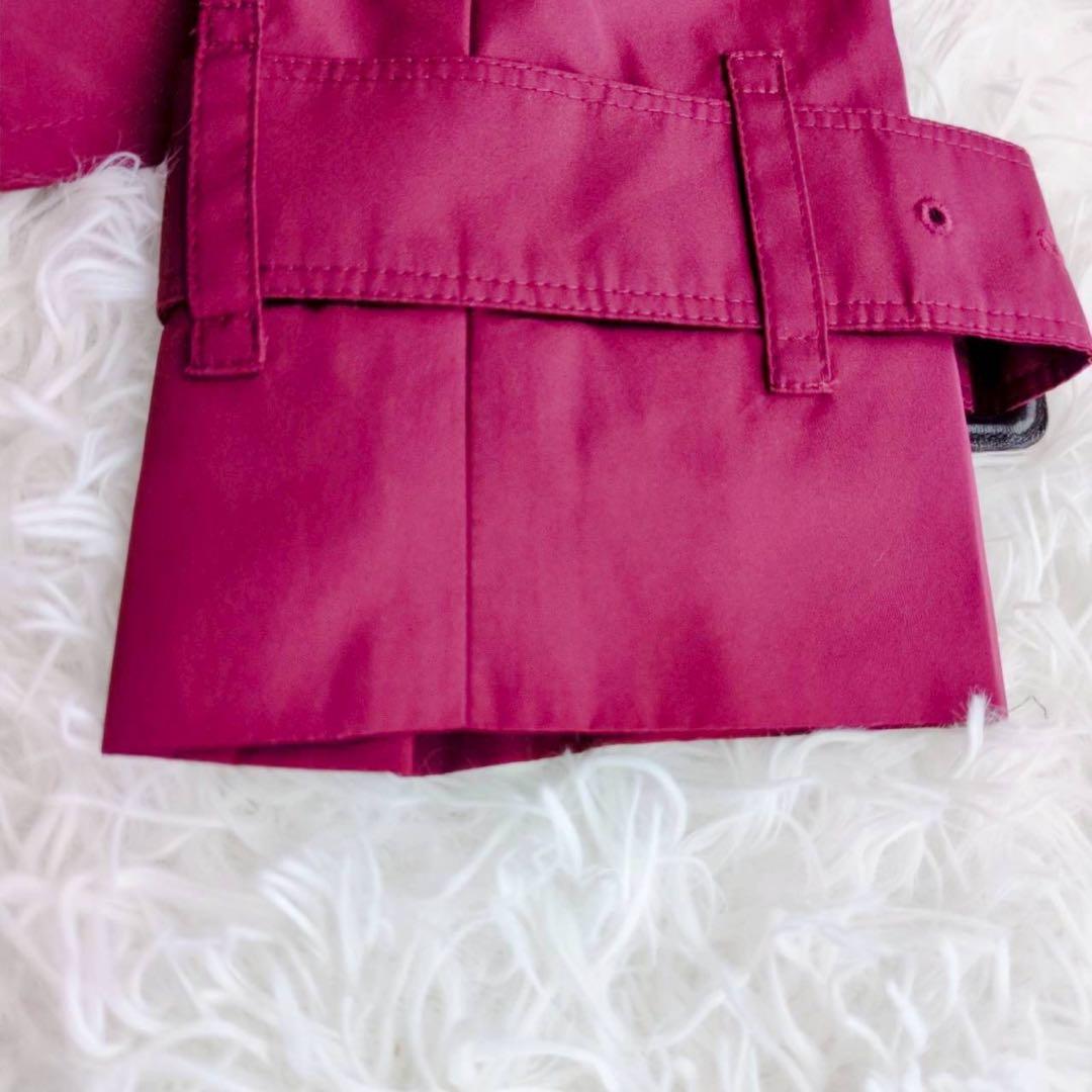 ◾︎希少◾︎ バーバリーロンドン トレンチコート ボルドー ノバチェック 2XL