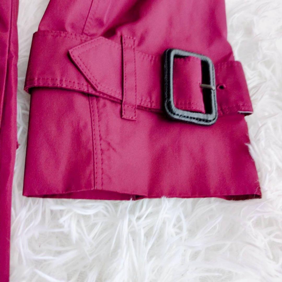 ◾︎希少◾︎ バーバリーロンドン トレンチコート ボルドー ノバチェック 2XL