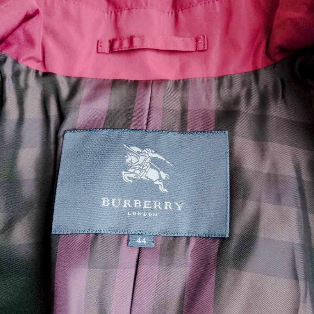 ◾︎希少◾︎ バーバリーロンドン トレンチコート ボルドー ノバチェック 2XL