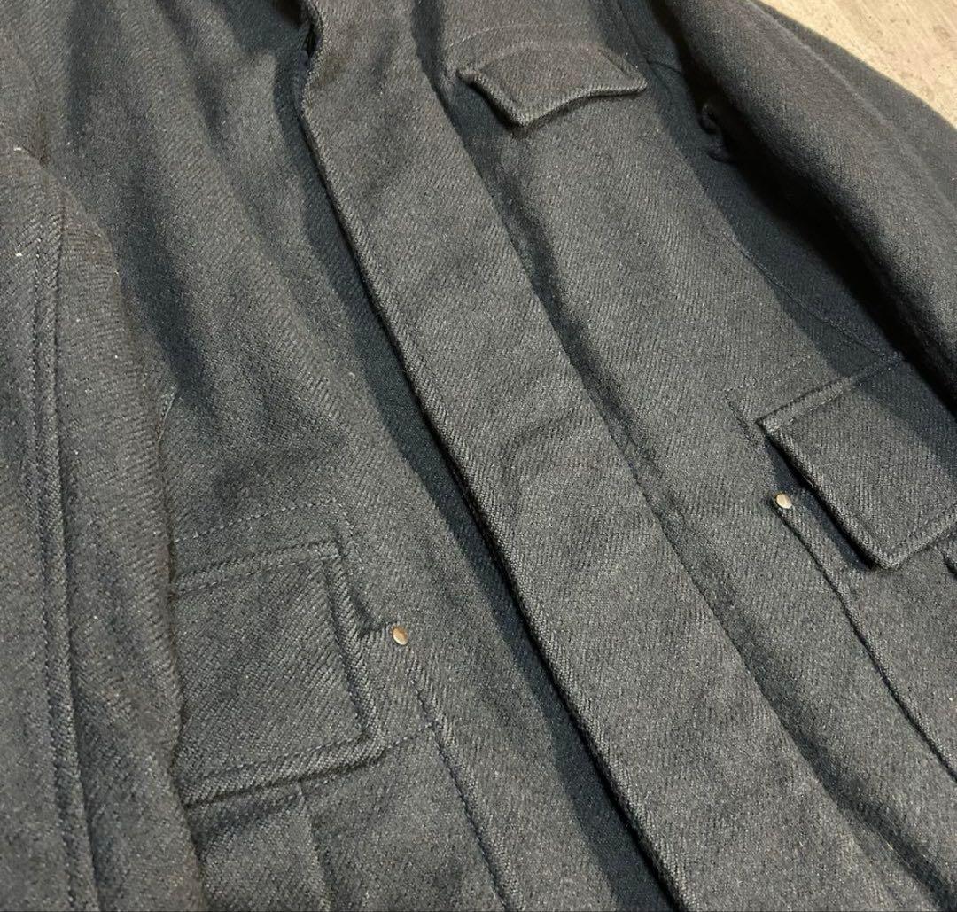 99aw archive prada wool design coat プラスポ