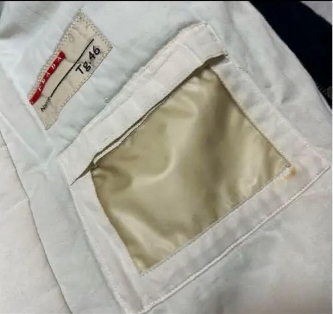 99aw archive prada wool design coat プラスポ