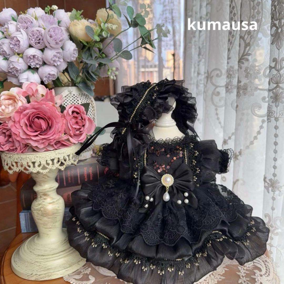 20cm人型ぬいぐるみ着せ替えワンピース　3着