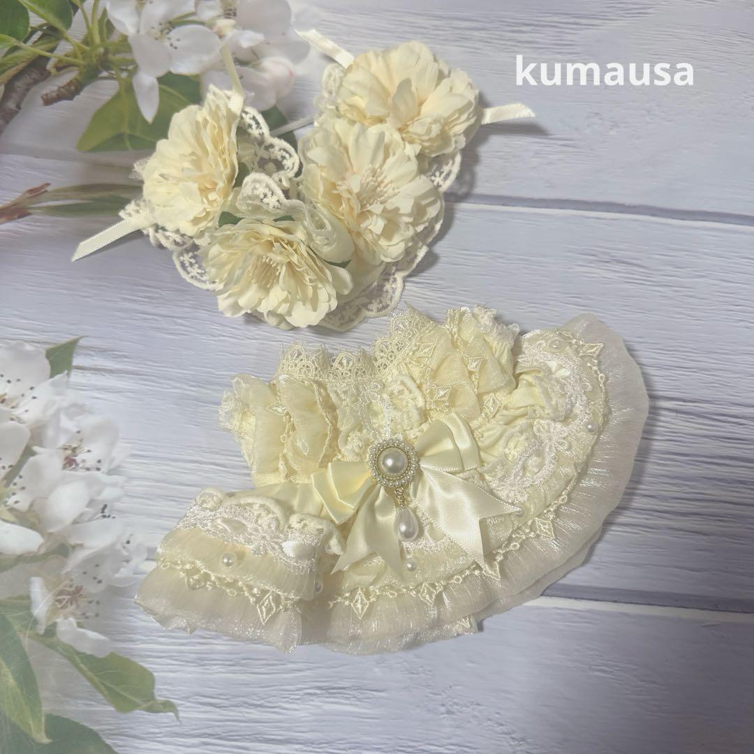 20cm人型ぬいぐるみ着せ替えワンピース　3着