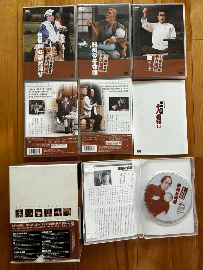 松竹新喜劇 藤山寛美 十八番箱 参 DVD-BOX〈6枚組〉