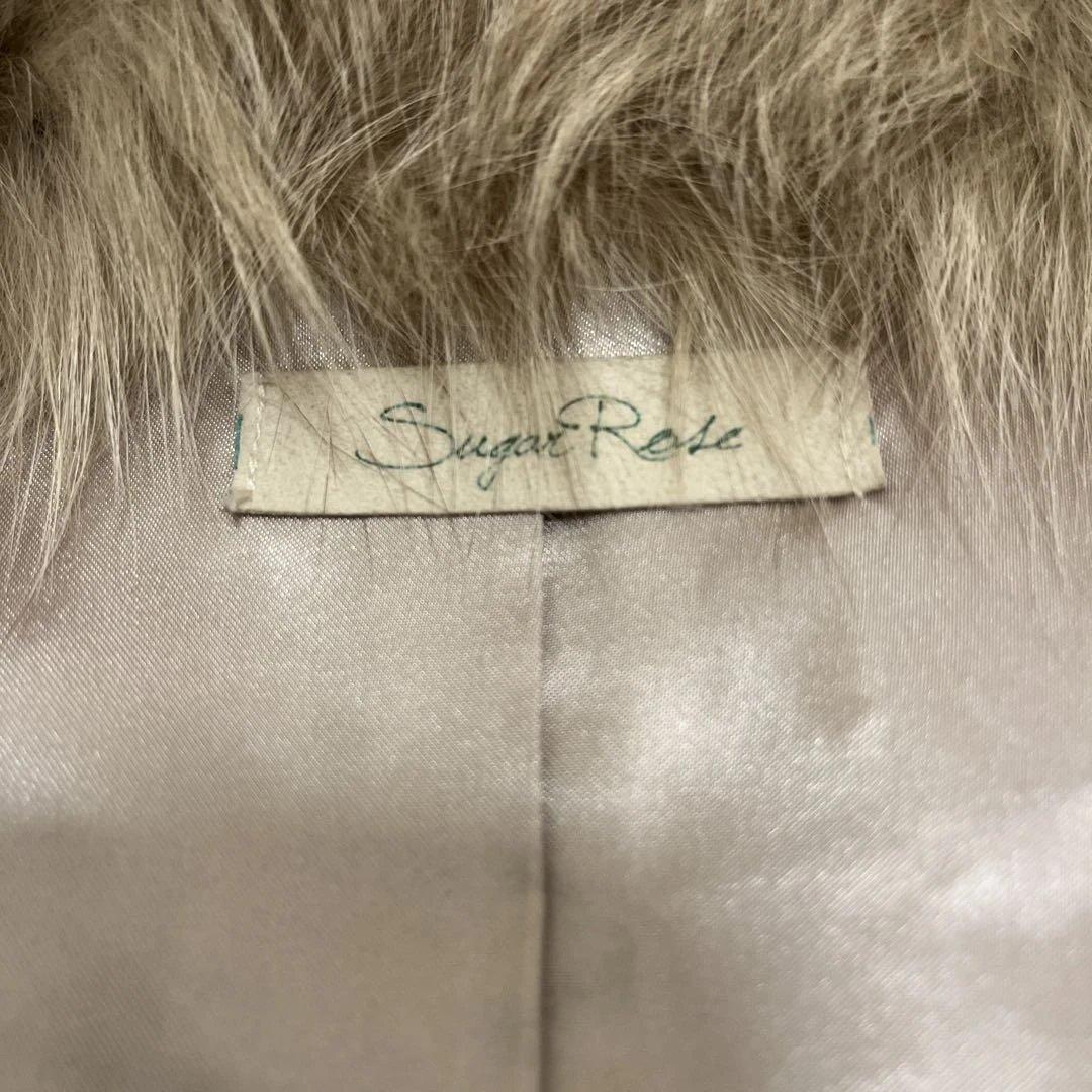 チャコSugar Roseベージュファーベスト