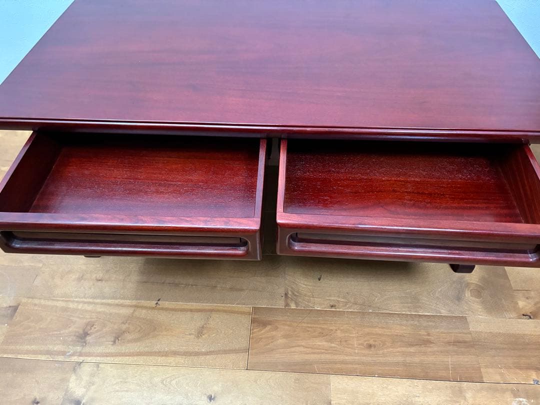 【送料無料】カリモク　座卓　引き出し付きテーブル