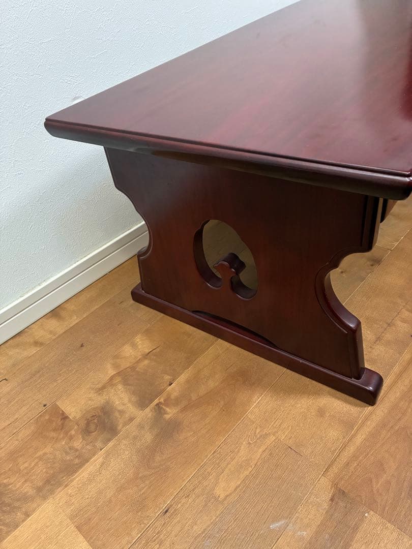 【送料無料】カリモク　座卓　引き出し付きテーブル