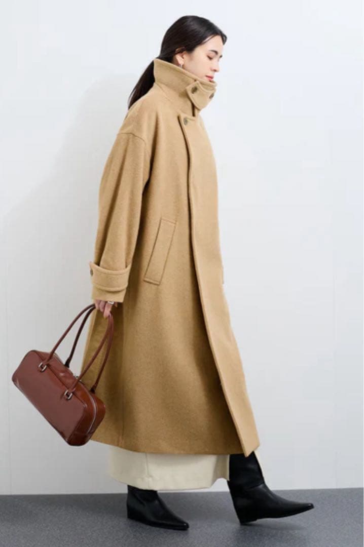 LE CERCLE par ropé ルセルクルパーロペ◇ ステンカラーコート