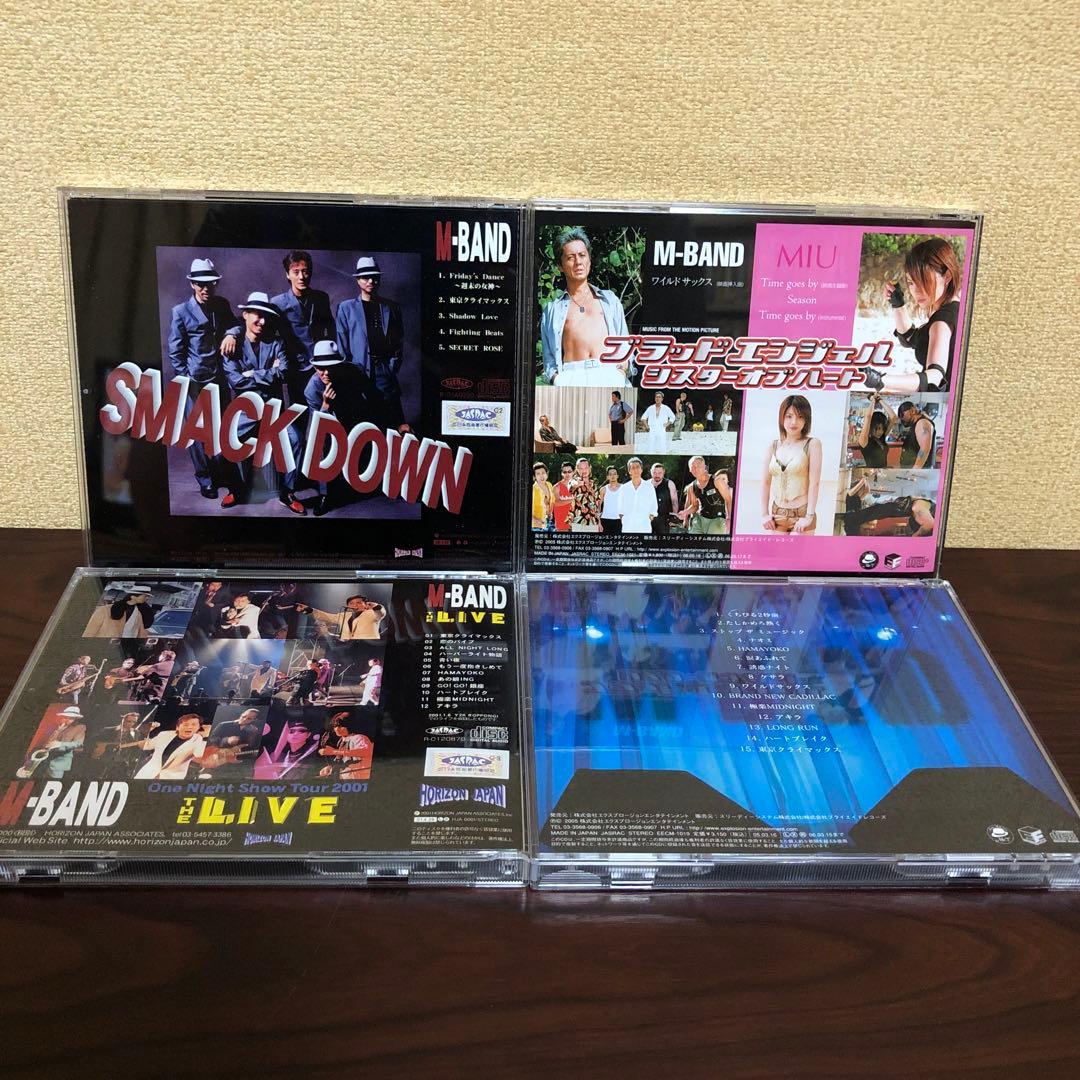 CD☆4枚／MーBAND／藤タカシ／SMACK DOWN／ THE LIVE／帯