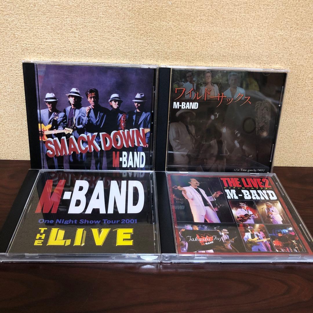CD☆4枚／MーBAND／藤タカシ／SMACK DOWN／ THE LIVE／帯