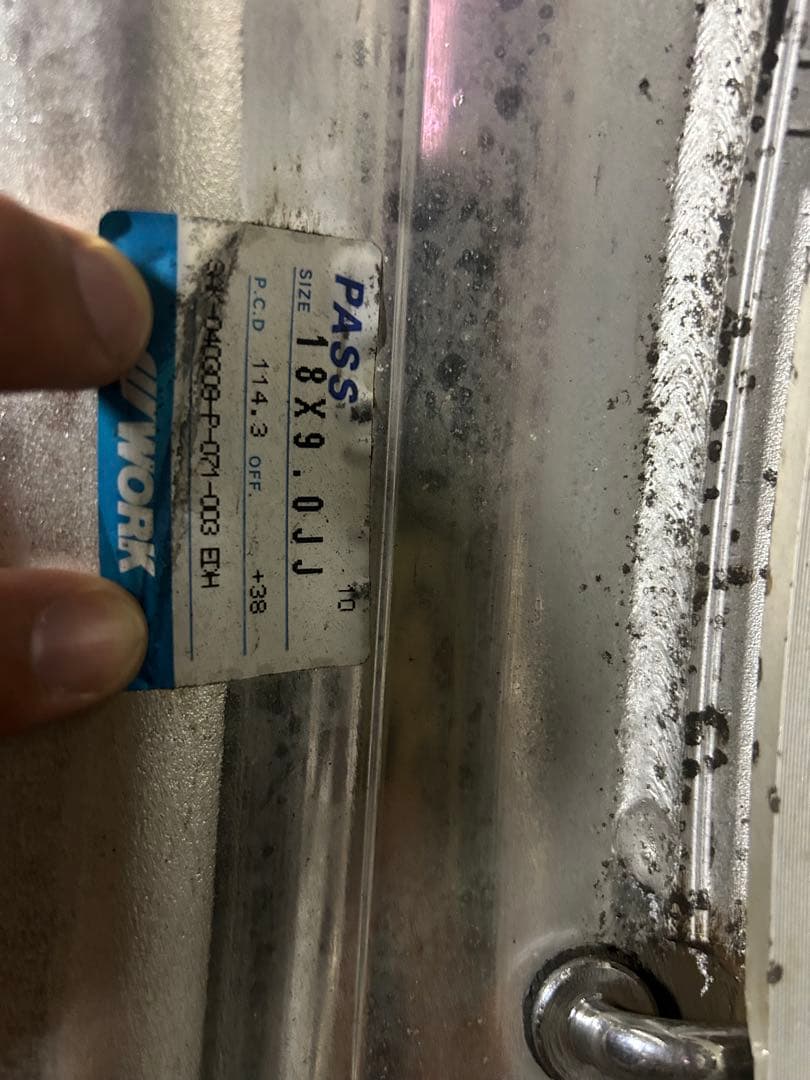 work ユーロライン 18インチ 2本