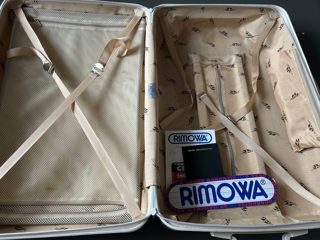 貴重RIMOWAリモワ×ユナイテッドアローズ⭐︎スーツケースキャリーエクリュ