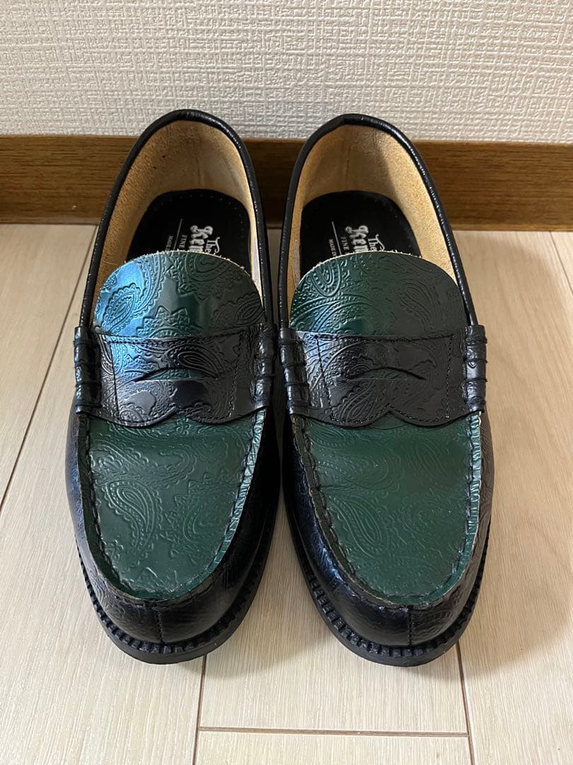 美品 Kenford ケンフォード　ペイズリーローファー