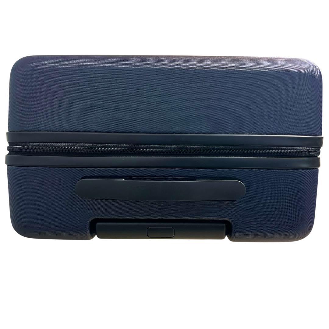 極美品 無印良品 MUJI バーを自由に調節できるハードキャリーケース 63L