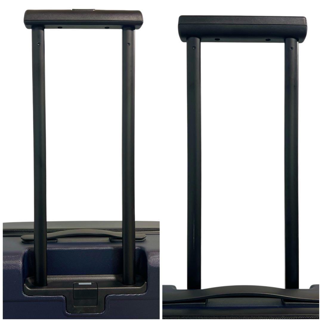 極美品 無印良品 MUJI バーを自由に調節できるハードキャリーケース 63L