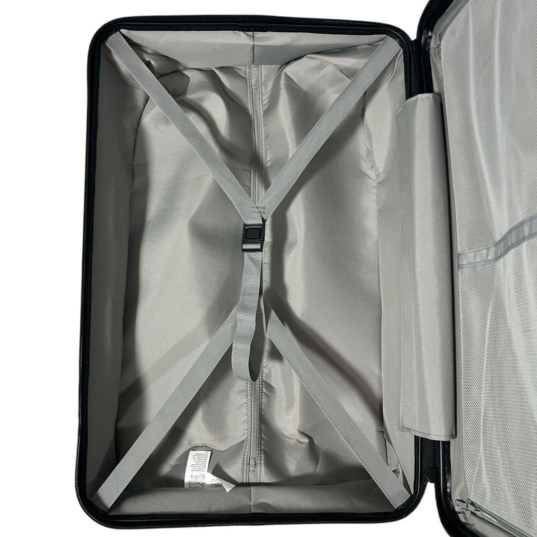 極美品 無印良品 MUJI バーを自由に調節できるハードキャリーケース 63L