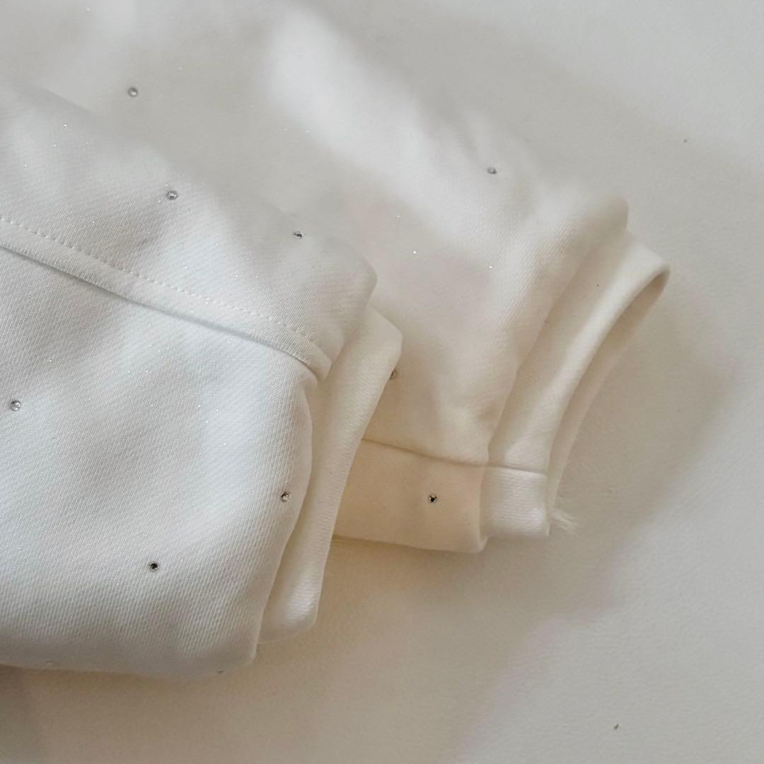 ジャケット・アウター andwang kirakira 2way fur zip up (white)