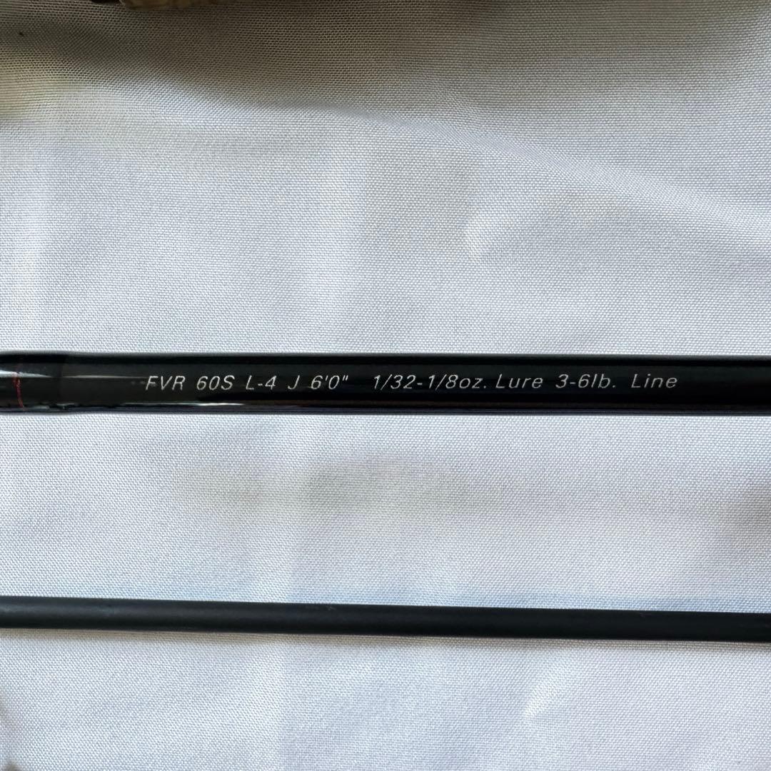 美品　fenwick FVR60S L-4J ケース付き　パックロッド