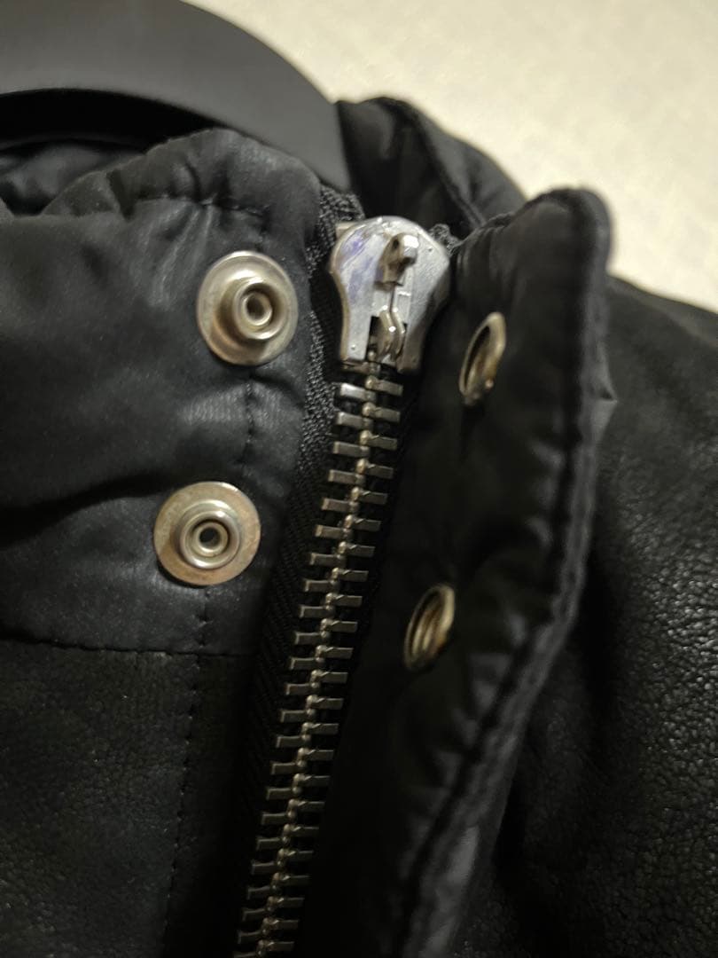 ‼️限定値下げ‼️フレアニーレザーヨーク切替 クロムハーツダウンベスト メンズ M