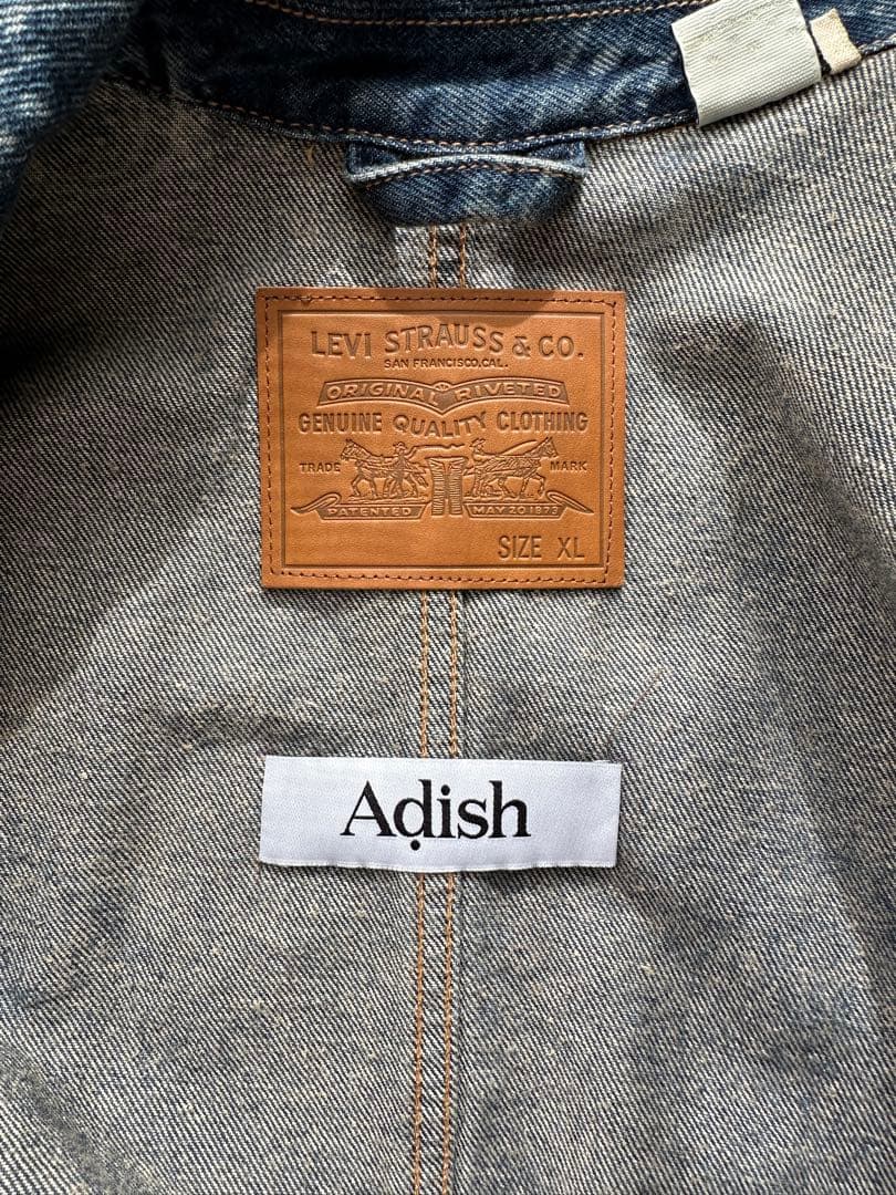 【激レア/日本未発売】Levi's × Adish 刺繍 カバーオール XL