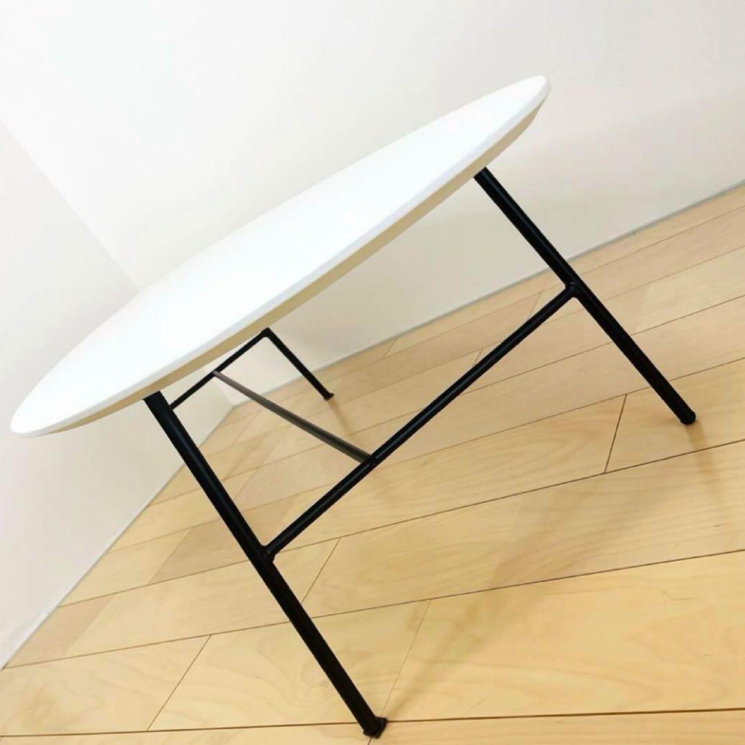 【希少品】関家具　マリコ　センターテーブル　ホワイト　リビングテーブル　送料込み