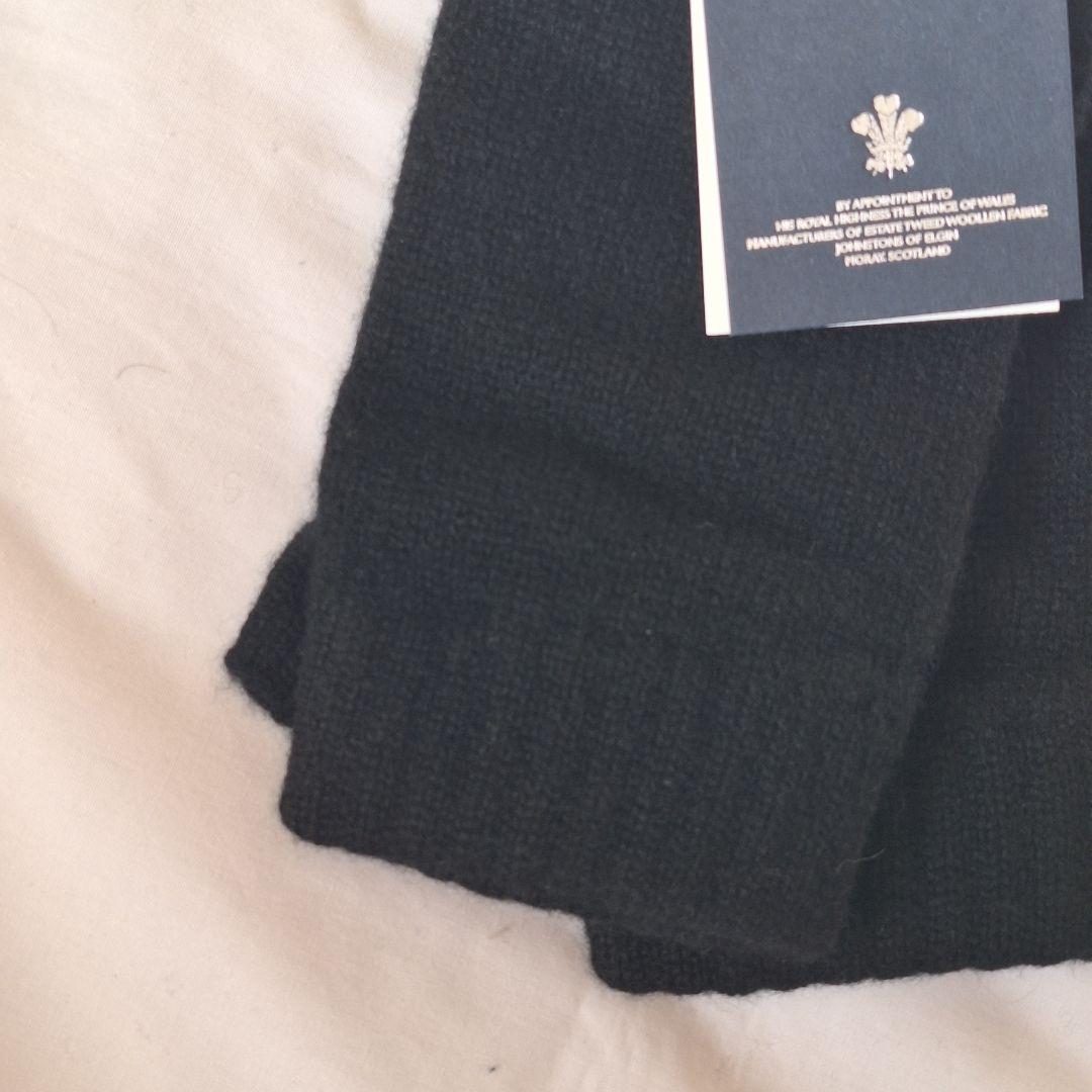 【新品未使用】Johnstons of Elgin カシミヤ・リストウォーマー