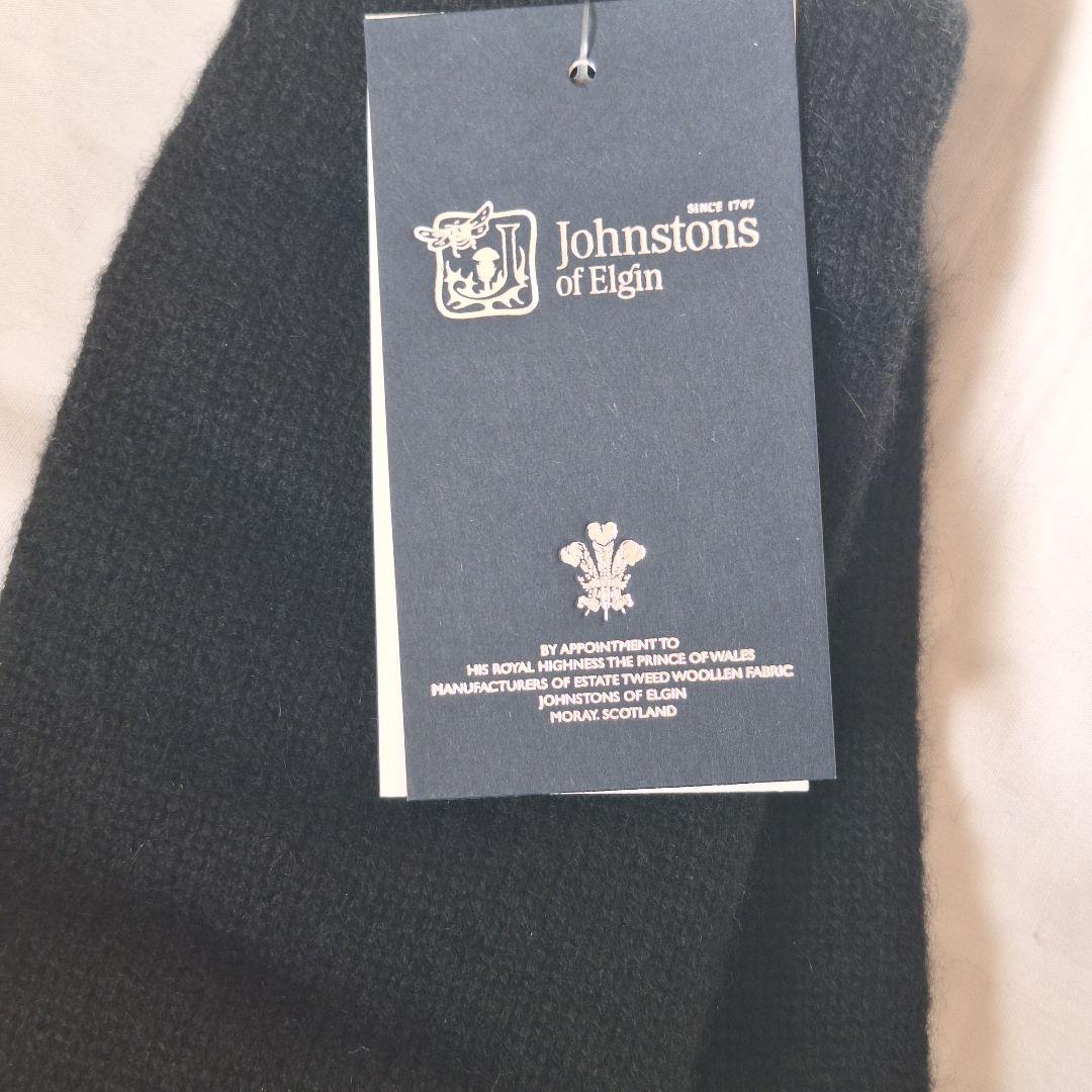 【新品未使用】Johnstons of Elgin カシミヤ・リストウォーマー