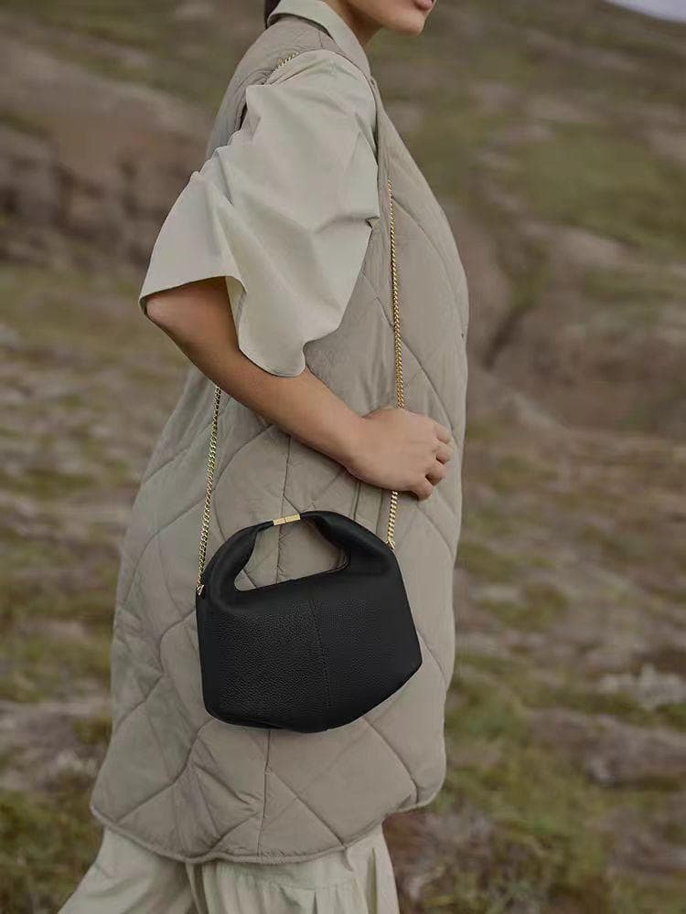 POLÈNE ブラック チェーン 2WAY バッグ