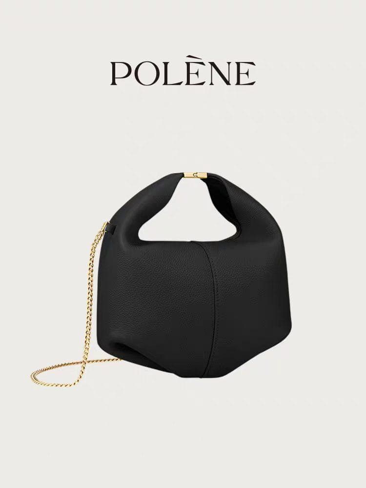 POLÈNE ブラック チェーン 2WAY バッグ