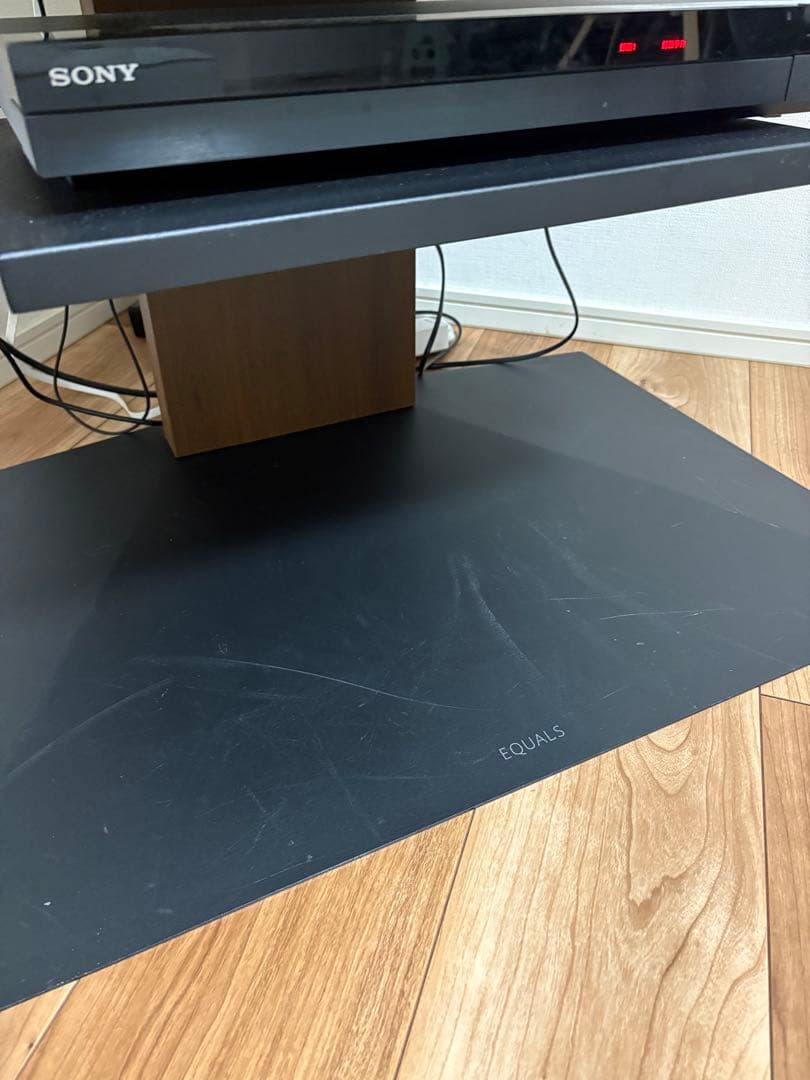 EQUALS WALL V3 ロータイプ テレビスタンド 棚板、ゲーム機棚板付き