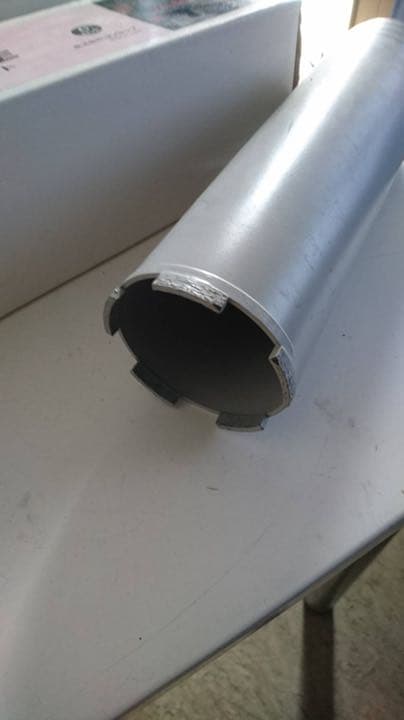 コンセック2本セット80mm spj用　乾式コアビット　ダイヤモンドコアドリル